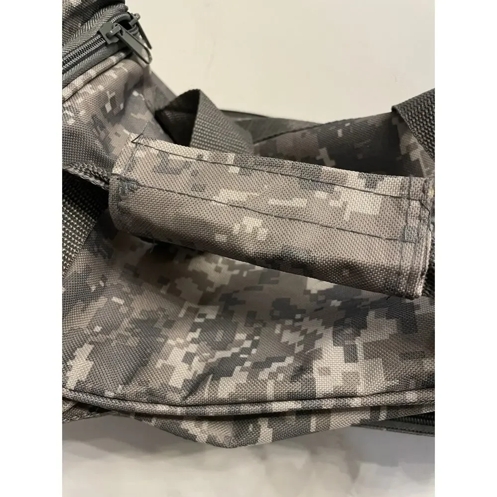 NRA Range Gear Duffle Bag Digital Camo Green Top Handle 20” x 10” x 11” Canvas